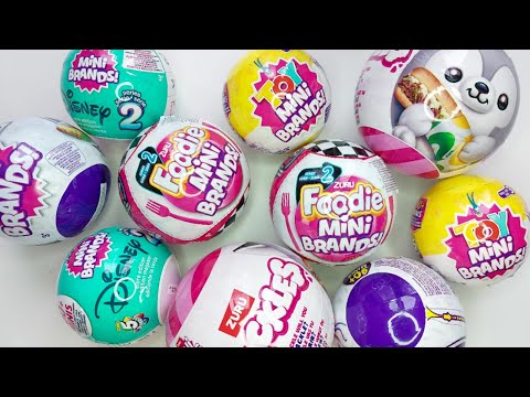 UNBOXING MINI BRANDS ASMR | HUGE SET UNBOXING MINI BRANDS | UNBOXING TOYS | Satisfying No Talking