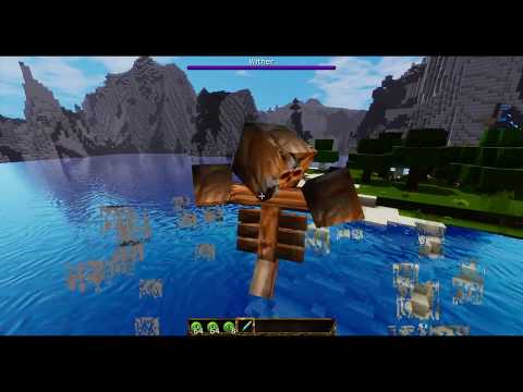 Minecraft - Wither fighting in ocean