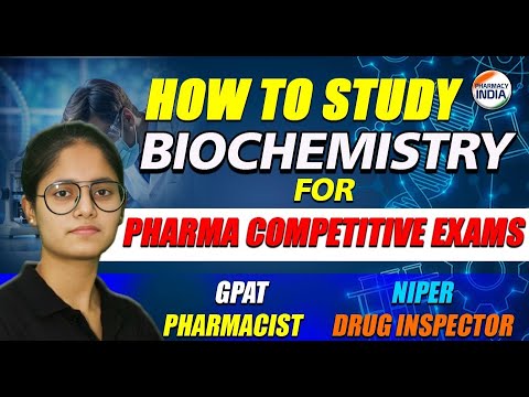 📝How to Study Biochemistry | For Competitive Exam | #biochemistry #pharmacyindia