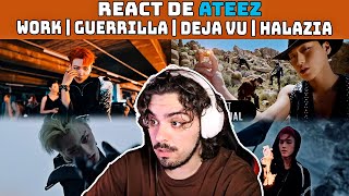 React: Ateez | Work | Deja Vu  | Guerrilaa | Halazia (É BOM?) #kpop  #ateez  #bobsmreact #reaction