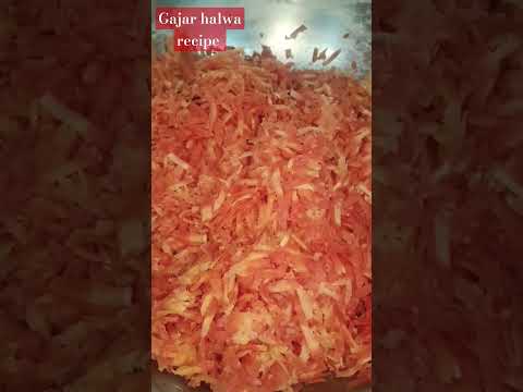 gajar ka halwa recipe 😋 || gajar halwa  || #ytshorts #minivlog #viralshort #recipe #indianfood