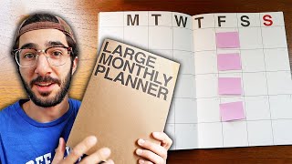 I LOVE THIS MONTHLY PLANNER! — The LARGE Monthly Planner Review — Amazing for Visual Planners