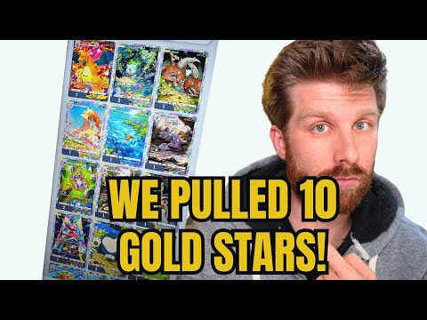 We Pulled 10 Gold Stars in Pokemon TCG Pocket!