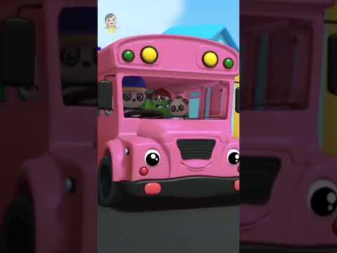 Wheels on the Bus #shorts #nurseryrhyme #trending #cartoon #viral #kidsmusic