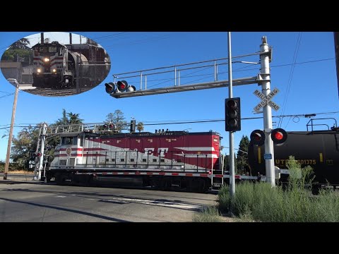 M&ET 2003 Train West | Codoni Ave. Railroad Crossing, Empire CA