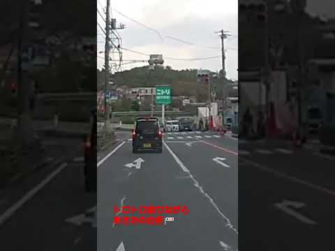 まっさかの左折🚥❗#信号無視