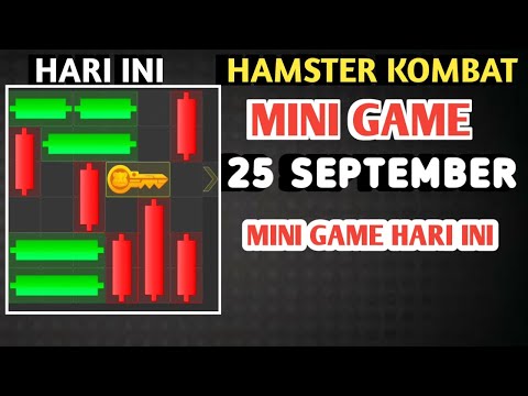 KUNCI HARIAN HAMSTER KOMBAT HARI INI 25 SEPTEMBER 2024 | HAMSTER KOMBAT MINI GAME