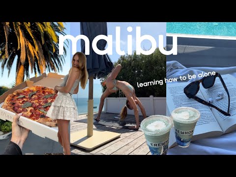 a weekend alone in a Malibu beach house | learning how to be single