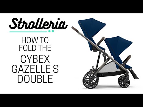 Cybex Gazelle S Stroller Tutorial: How To Fold With Two Seats Attached