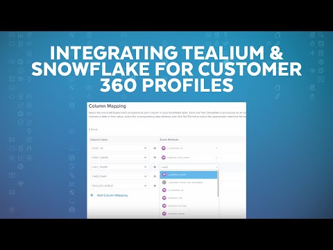 DEMO | Building A Customer 360 Activation Architecture With Tealium And Snowflake