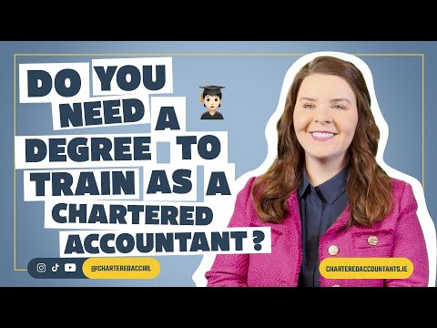 Do you need a degree to train as a Chartered Accountant?