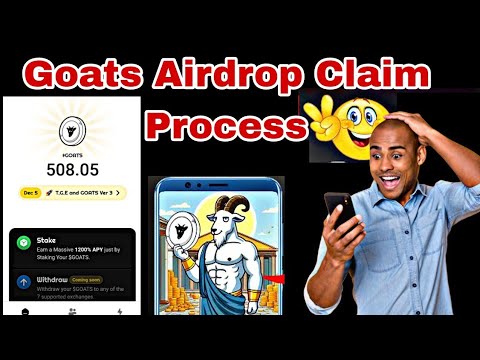 Goats Airdrop Claim | Goats Claim Process | Goats New Update