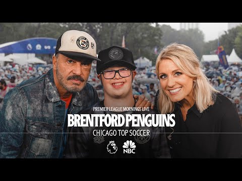 4,000 miles apart, brought together by Brentford ❤️🇺🇸  | Brentford Penguins x Chicago Top Soccer