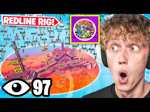 100 Players ONLY Land At Redline Rig In Season 3 Fortnite!