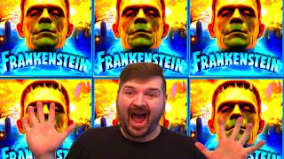 I Just Kept WINNING On Frankenstein Slot Machine At Meskwaki Casino!