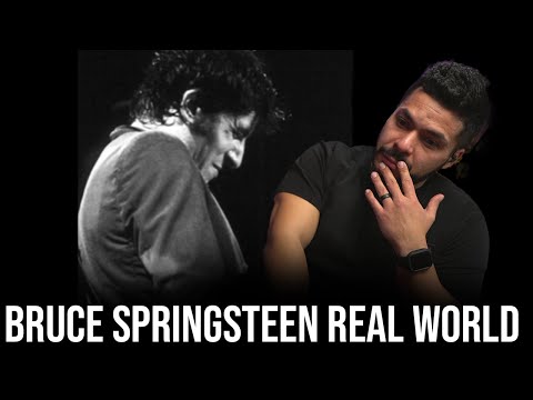 BRUCE SPRINGSTEEN - REAL WORLD is my favorite song and performance of his (Reaction!)