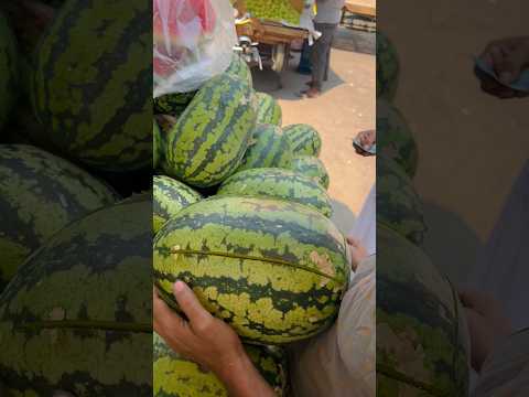 Satisfying Watermelon Cutting Skills 🍉 #shorts #streetfood #watermelon #viral #shortvideo #fruit