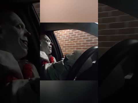 Drive-Thru Terror: The Clown Craves a Snack!