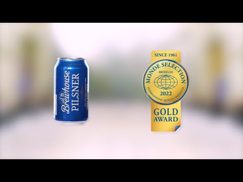 Brewhouse Pilsner - Gold Quality Award 2022 from Monde Selection