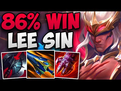 86% WIN RATE LEE SIN IN CHALLENGER! | CHALLENGER LEE SIN JUNGLE GAMEPLAY | Patch 14.24 S14