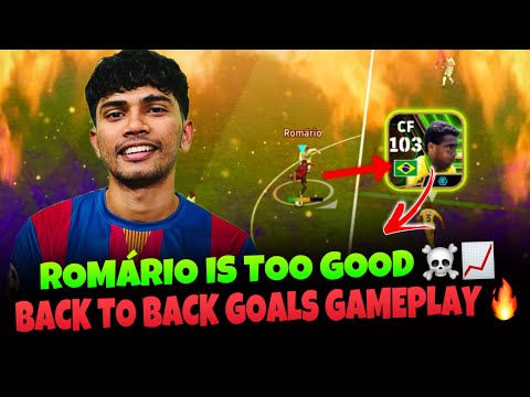 ROMÁRIO BECAME PLAYMAKER ☠️ GOAL RAIN 😂📈 RiCH BOY eFootball 25