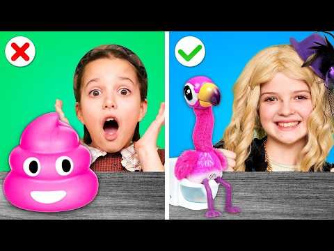 RICH VS POOR GIRL CHALLENGE - Cool Gadgets vs Fantastic Hacks! Funny Moments