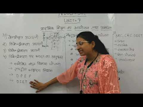 Nios Learning Series// Course 501 Unit 7(A) part 1 Management of Primary Education #dsssb #teachers