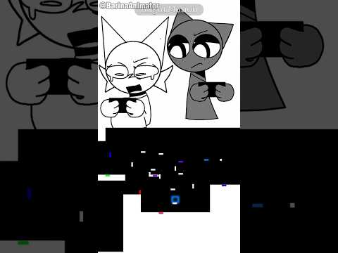 BRO IT'S JUST A GAME 💀 (Silly Goobers aka Sprunki Gray and Wenda) | Blue Bouncing Square