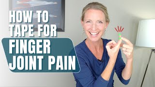 How to Tape for Finger Joint Pain: Find Relief FAST