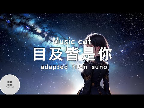 目及皆是你-adapted from suno《我戒不掉你 像戒不了呼吸》Music cat音樂《全字幕》