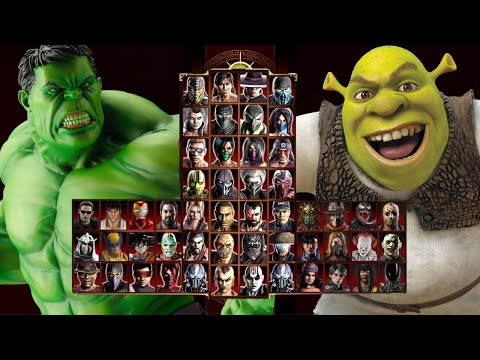 Mortal Kombat 9 - HULK & SHREK - Expert Tag Ladder - Gameplay @(1080p) - 60ᶠᵖˢ ✔