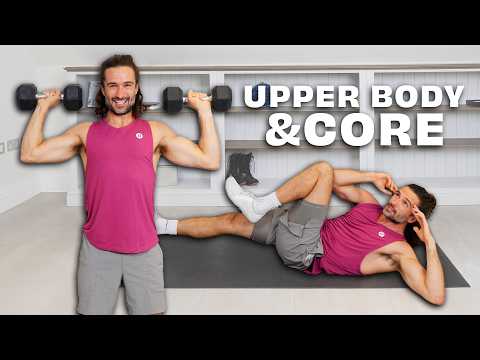 20 Min UPPER BODY & CORE | Joe Wicks Workouts