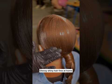 Hair straightening free at home #shorts #haircare #hairstraightening #hairsmoothingtreatment #diy