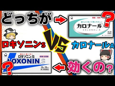 【頭痛】痛み止めのロキソニンとカロナールは何が違うのか？【ゆっくり解説】