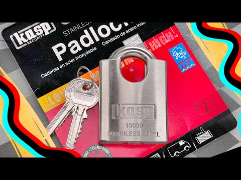 [1562] Kasp Model 15050 Marine Padlock Picked