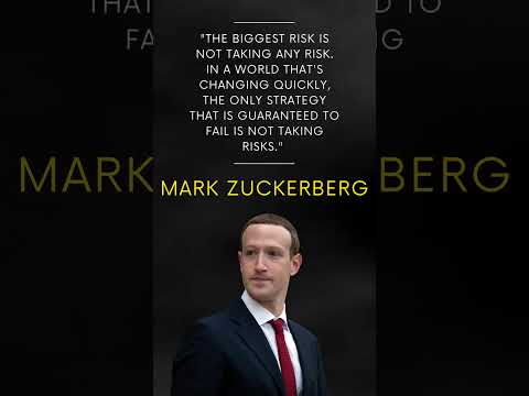 "Embracing Risk: A Crucial Strategy in a Changing World - Mark Zuckerberg #shorts #MarkZuckerberg"