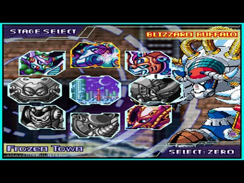 MegaMan X3: Zero Playable V4.4 ~ 100% Part 6 (Blizzard Buffalo) 4K