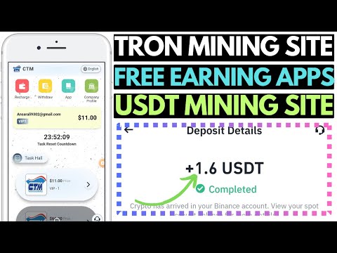 New USDT Grab Earning Platform | USDT Mining Website Today | New TRON Earning Apps in 2024