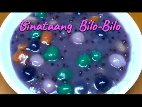 NATURAL NA GATA SA MAKULAY NA GINATAANG BILO-BILO (How to cook Ginataang Bilo-Bilo/Filipino recipe)