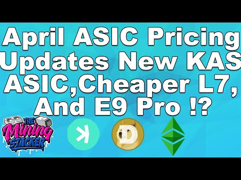 New Kaspa K10 Confirmed, Cheaper Antminer L7 and E9 Pro Coming ? Updated ASIC Mining Profitability