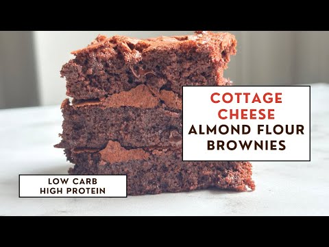 Low-Calorie Cottage Cheese Brownies | High-Protein, Gluten-Free Chocolate Treat!