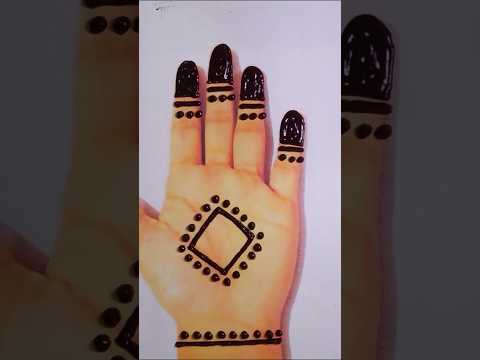 Easy dots mehndi design #mehndi #youtubeshorts #shortvideo #viralvideo