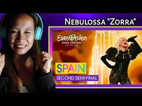 Nebulossa - Zorra  ( Live ) Spain 🇪🇦 | Second Semi-finals| Eurovision 2024 I Reaction