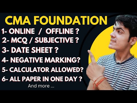 Cma foundation June 23 paper related questions| cma foundation date sheet for June 23