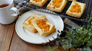 [Persimmon and cream cheese pie] Just put it on a frozen pie sheet and bake!