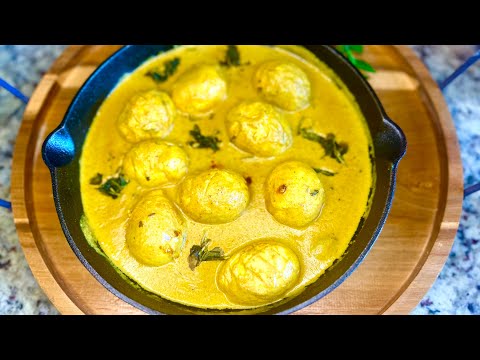 Afghani Egg Curry Recipe/ Afghani Anda Korma Recipe/Egg Masala Gravy Recipe