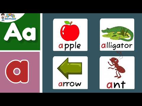 Letter Aa | Learn the Letter Aa Sound | Objects that Begin with the Letter Aa | Write the Letter Aa