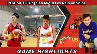 PBA on TOUR | San Miguel vs Rain or Shine | Game Highlights | 060723