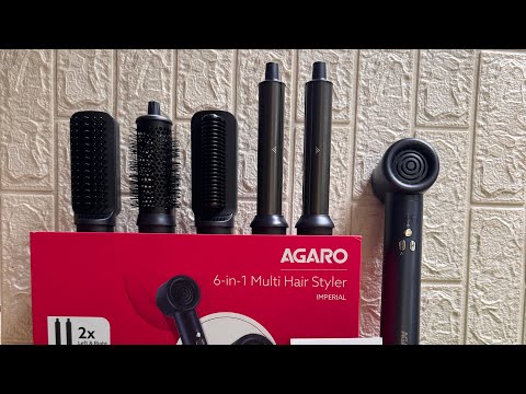 AGARO Imperial Multifunctional 6-in-1 Hair Styler|unboxing| Review | non -sponsored #youtube