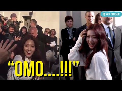 Park Shin Hye Shocked Reaction To Comedian Jo Se Ho At 'Chanel' Show In Paris